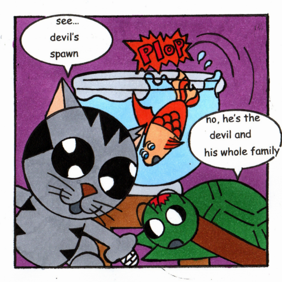 Mellie the Cat – Red is the Deadliest Color – Slap Comics